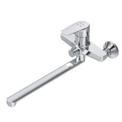 Купить Смеситель для ванны AM.PM Gem F90A90000 универсальный Хром (f90a90000) по цене 21490 руб., в Санкт-Петебруге в интернет магазине 100-Систем, а также дургие товары AM.PM из раздела Смесители с длинным изливом и Смесители для ванны и душа