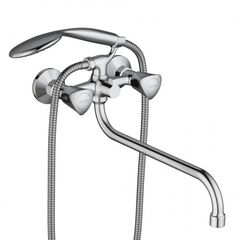 Купить 349500000 Object, смеситель для ванны/душа с длинным изливом, душ.гарнитуром, шт (349500000) по цене 13890 руб., в Санкт-Петебруге в интернет магазине 100-Систем, а также дургие товары RedBlu by Damixa из раздела Смесители с длинным изливом и Смесители для ванны и душа