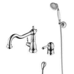 Купить Смеситель Lemark Villa LM4847C на борт ванны (lm4847c) по цене 35800 руб., в Санкт-Петебруге в интернет магазине 100-Систем, а также дургие товары LEMARK из раздела Смесители на борт ванны и Смесители для ванны и душа