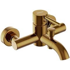 Купить 361000600 Scandinavian Pure, смеситель для ванной и душа, золото (361000600) по цене 10990 руб., в Санкт-Петебруге в интернет магазине 100-Систем, а также дургие товары DAMIXA из раздела Смесители с коротким изливом и Смесители для ванны и душа