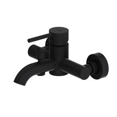 Купить 361000300 Scandinavian Pure, смеситель для ванной и душа, чёрный (361000300) по цене 8490 руб., в Санкт-Петебруге в интернет магазине 100-Систем, а также дургие товары DAMIXA из раздела Смесители с коротким изливом и Смесители для ванны и душа