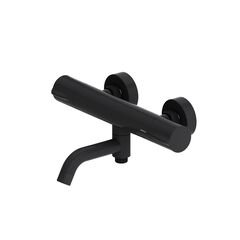 Купить 363000300 Scandinavian Pure термостатический смеситель для ванной - душа, чёрный (363000300) по цене 13890 руб., в Санкт-Петебруге в интернет магазине 100-Систем, а также дургие товары DAMIXA из раздела Смесители с коротким изливом и Смесители для ванны и душа