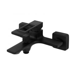 Купить LUCE Смеситель для ванны и душа, чёрный (luc-vas-nero) по цене 12250 руб., в Санкт-Петебруге в интернет магазине 100-Систем, а также дургие товары BelBagno из раздела Смесители с коротким изливом и Смесители для ванны и душа