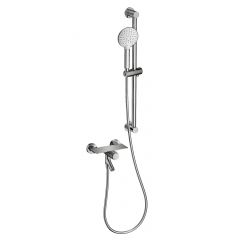 Купить Смеситель для ванны с душевым гарнитуром WONZON & WOGHAND CLICK, Хром (WW-FE05L222-CR) (ww-fe05l222-cr) по цене 18296 руб., в Санкт-Петебруге в интернет магазине 100-Систем, а также дургие товары WONZON & WOGHAND из раздела Смесители с коротким изливом и Смесители для ванны и душа