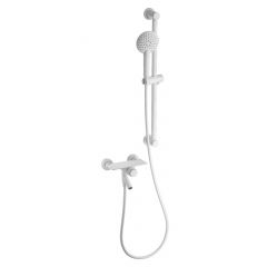 Купить Смеситель для ванны с душевым гарнитуром WONZON & WOGHAND CLICK, Белый матовый (WW- FE05L222-MW) (ww-fe05l222-mw) по цене 19686 руб., в Санкт-Петебруге в интернет магазине 100-Систем, а также дургие товары WONZON & WOGHAND из раздела Смесители с коротким изливом и Смесители для ванны и душа