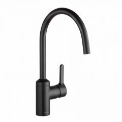 Купить KLUDI BINGO STAR Однорычажный смеситель для кухни, черный матовый, арт. 428033978 (428033978) по цене 36700 руб., в Санкт-Петебруге в интернет магазине 100-Систем, а также дургие товары Kludi из раздела Рычажные смесители и Смесители для кухни