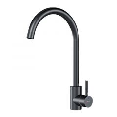 Купить F85B07122 X-Joy, смеситель для кухни с С-изливом, черный (f85b07122) по цене 5090 руб., в Санкт-Петебруге в интернет магазине 100-Систем, а также дургие товары AM.PM из раздела Рычажные смесители и Смесители для кухни