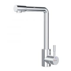 Купить F85B05000 X-Joy, смеситель для кухни с L-изливом, хром (f85b05000) по цене 6690 руб., в Санкт-Петебруге в интернет магазине 100-Систем, а также дургие товары AM.PM из раздела Рычажные смесители и Смесители для кухни