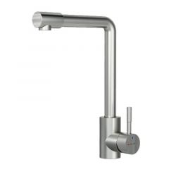 Купить F85B05011 X-Joy, смеситель для кухни с L-изливом, сатин (f85b05011) по цене 6290 руб., в Санкт-Петебруге в интернет магазине 100-Систем, а также дургие товары AM.PM из раздела Рычажные смесители и Смесители для кухни