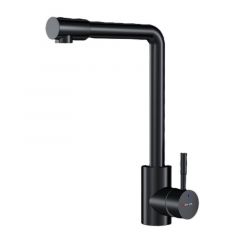 Купить F85B05022 X-Joy, смеситель для кухни с L-изливом, черный (f85b05022) по цене 6290 руб., в Санкт-Петебруге в интернет магазине 100-Систем, а также дургие товары AM.PM из раздела Рычажные смесители и Смесители для кухни