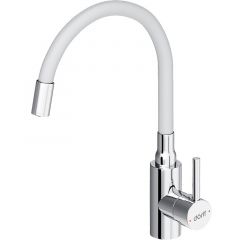Купить D3007633 Logic кухонный смеситель с гибким изливом, белый (d3007633) по цене 7190 руб., в Санкт-Петебруге в интернет магазине 100-Систем, а также дургие товары Dorff из раздела Рычажные смесители и Смесители для кухни