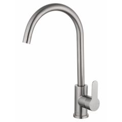 Купить Смеситель для кухни WONZON & WOGHAND, Брашированный никель (WW-AE4554-BS) (ww-ae4554-bs) по цене 7785 руб., в Санкт-Петебруге в интернет магазине 100-Систем, а также дургие товары WONZON & WOGHAND из раздела Рычажные смесители и Смесители для кухни