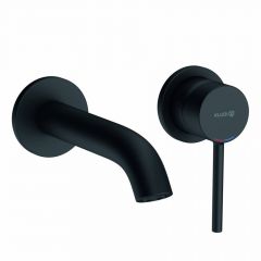 Купить KLUDI BOZZ Настенный смеситель для умывальника, черный матовый, арт. 382443976 (382443976) по цене 30710 руб., в Санкт-Петебруге в интернет магазине 100-Систем, а также дургие товары Kludi из раздела Встраиваемые настенные смесители для раковины и Смесители для раковины