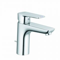 Купить KLUDI PURE&STYLE Однорычажный смеситель на умывальник 100, c донным клапаном, арт. 402900575 (402900575) по цене 21930 руб., в Санкт-Петебруге в интернет магазине 100-Систем, а также дургие товары Kludi из раздела Рычажные смесители и Смесители для раковины