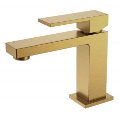 Купить Cмеситель для умывальника Qubic Bronze (471-br) по цене 18646 руб., в Санкт-Петебруге в интернет магазине 100-Систем, а также дургие товары BOHEME из раздела Рычажные смесители и Смесители для раковины