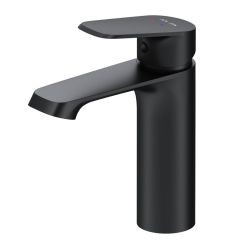 Купить F8F02122 Func, смеситель для умывальника, черный (f8f02122) по цене 11090 руб., в Санкт-Петебруге в интернет магазине 100-Систем, а также дургие товары AM.PM из раздела Рычажные смесители и Смесители для раковины