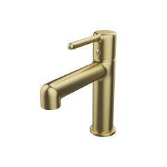 Купить Cмеситель для умывальника, золотой матовый, Aiger, IDDIS, AIGMG00i01 (aigmg00i01) по цене 9990 руб., в Санкт-Петебруге в интернет магазине 100-Систем, а также дургие товары IDDIS из раздела Рычажные смесители и Смесители для раковины