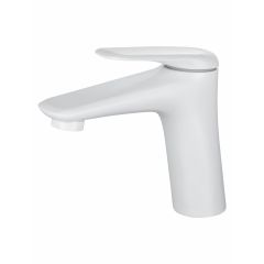 Купить Смеситель для раковины WONZON & WOGHAND Elbe, Белый матовый (WW-A41222-MW) (ww-a41222-mw) по цене 10954 руб., в Санкт-Петебруге в интернет магазине 100-Систем, а также дургие товары WONZON & WOGHAND из раздела Рычажные смесители и Смесители для раковины