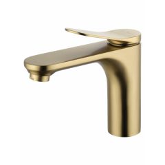 Купить Смеситель для раковины WONZON & WOGHAND, Брашированное золото (WW-A40482-BG) (ww-a40482-bg) по цене 13068 руб., в Санкт-Петебруге в интернет магазине 100-Систем, а также дургие товары WONZON & WOGHAND из раздела Рычажные смесители и Смесители для раковины