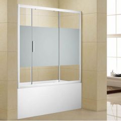 Купить Шторка для ванны Aquanet Practic AE10-B-170H150U-CP, прозрачное стекло (00243613) по цене 28990 руб., в Санкт-Петебруге в интернет магазине 100-Систем, а также дургие товары AQUANET из раздела Стеклянные шторки для ванн и Сантехника