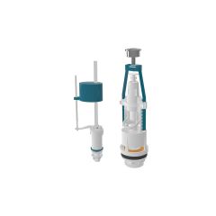 Купить Арматура для смывного бачка универсальная с клапаном нижней подачи (4124) по цене 896 руб., в Санкт-Петебруге в интернет магазине 100-Систем, а также дургие товары NOVA из раздела Арматура для унитаза и Унитазы