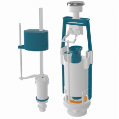 Купить Арматура для смывного бачка с функцией СТАРТ-СТОП с клапаном нижней подачи (4363) по цене 764 руб., в Санкт-Петебруге в интернет магазине 100-Систем, а также дургие товары NOVA из раздела Арматура для унитаза и Унитазы