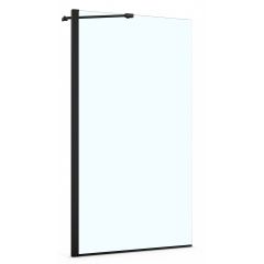 Купить Шторка для ванны Azario Merrit 80х140 цвет профиля черный (az-nf6310-1 800 black) по цене 8910 руб., в Санкт-Петебруге в интернет магазине 100-Систем, а также дургие товары Azario из раздела Стеклянные шторки для ванн и Сантехника