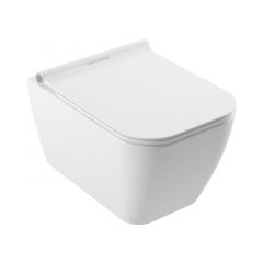 Купить УНИТАЗ ПОДВЕСНОЙ 52x35,5 СМ, БЕЗОБОДКОВЫЙ, С СИДЕНЬЕМ С МИКРОЛИФТОМ ZETA (rt26sl) по цене 14354 руб., в Санкт-Петебруге в интернет магазине 100-Систем, а также дургие товары Serel из раздела Унитазы подвесные и Унитазы