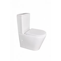 Купить Напольный унитаз-компакт безободковый Terminus Аврора 625х390 белый (11f62x39w) по цене 23490 руб., в Санкт-Петебруге в интернет магазине 100-Систем, а также дургие товары TERMINUS из раздела Горизонтальный выпуск и Унитазы-компакт с бачком