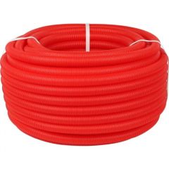 Купить Труба гофрированная STOUT ПНД, цвет красный, наружным диаметром 23 мм для труб диаметром 16 мм (spg-0002-502316) по цене 22 руб., в Санкт-Петебруге в интернет магазине 100-Систем, а также дургие товары STOUT из раздела Защитная гофра и Трубы и фитинги