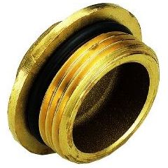 Купить Заглушка 1 1/2"Н (латунь) (1950041 / 1882g0008) по цене 772 руб., в Санкт-Петебруге в интернет магазине 100-Систем, а также дургие товары  из раздела Заглушки и Латунные фитинги