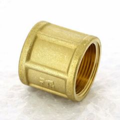 Купить Муфта 1/2" (латунь) (1500034 / 1550g000404) по цене 210 руб., в Санкт-Петебруге в интернет магазине 100-Систем, а также дургие товары  из раздела Муфты и Латунные фитинги