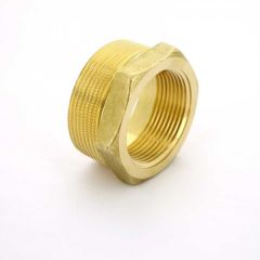 Купить Футорка 1"В*1 1/4"Н (латунь) (1500028 / 1581g000706) по цене 516 руб., в Санкт-Петебруге в интернет магазине 100-Систем, а также дургие товары  из раздела Футорки и Латунные фитинги