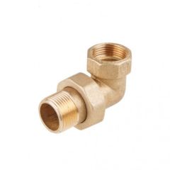 Купить Сгон угловой 1 1/2" ВН (латунь, с плоской прокладкой) (1500637) по цене 4773 руб., в Санкт-Петебруге в интернет магазине 100-Систем, а также дургие товары  из раздела Сгоны и полусгоны и Латунные фитинги