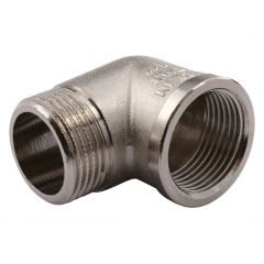 Купить Угольник 1 1/4" ВН (никель) (1500431 / 1561n) по цене 1821 руб., в Санкт-Петебруге в интернет магазине 100-Систем, а также дургие товары  из раздела Углы и Никелированные фитинги