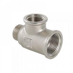 Купить Тройник с переходом на нар. р. 3/4"х3/4"х1/2" вн.-вн.-нар. (vtr.134.rn.050504) по цене 518 руб., в Санкт-Петебруге в интернет магазине 100-Систем, а также дургие товары VALTEC из раздела Тройники и Никелированные фитинги