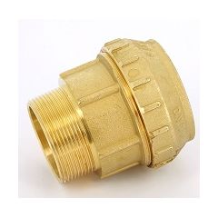 Купить Соединение прямое 63*2"Н (для п/э трубы) (3400007 / 3460g006309cr) по цене 4304 руб., в Санкт-Петебруге в интернет магазине 100-Систем, а также дургие товары  из раздела Фитинги компрессионные латунные большие диаметры и Компрессионные латунные фитинги