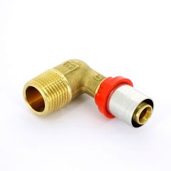 Купить Соединение угловое 26*1"Н латунь (пресс) (1651036 / 1654) по цене 1314 руб., в Санкт-Петебруге в интернет магазине 100-Систем, а также дургие товары  из раздела Пресс Tiemme 26 и Пресс