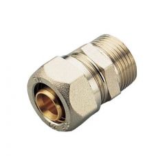 Купить Соединение прямое 16*3/4"Н (обжим) (1600031 / 1600n001605) по цене 431 руб., в Санкт-Петебруге в интернет магазине 100-Систем, а также дургие товары  из раздела Обжим Tiemme 16 и Обжим