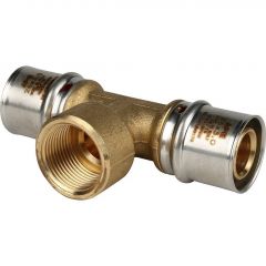 Купить SFP-0007-003426 STOUT Тройник с в/р 26х3/4"х26 для металлопластиковых труб прессовой (sfp-0007-003426) по цене 1927 руб., в Санкт-Петебруге в интернет магазине 100-Систем, а также дургие товары STOUT из раздела Пресс Stout 26 и Пресс