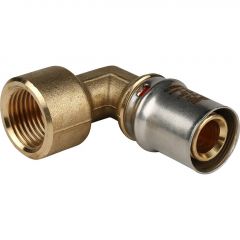 Купить SFP-0010-001220 STOUT Угольник с в/р 20xR 1/2" для металлопластиковых труб прессовой (sfp-0010-001220) по цене 788 руб., в Санкт-Петебруге в интернет магазине 100-Систем, а также дургие товары STOUT из раздела Пресс Stout 20 и Пресс