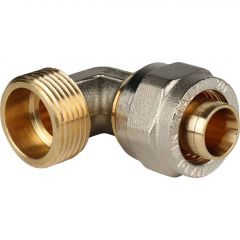 Купить SFS-0006-003420 STOUT Угольник с н/р 20xR 3/4" для металлопластиковых труб винтовой (sfs-0006-003420) по цене 771 руб., в Санкт-Петебруге в интернет магазине 100-Систем, а также дургие товары STOUT из раздела Обжим и Фитинги Stout