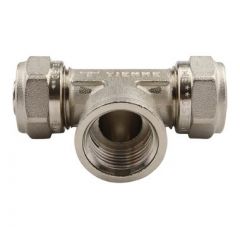 Купить Тройник 16*1/2"В*16 (обжим) (1600018 / 1609n160416) по цене 762 руб., в Санкт-Петебруге в интернет магазине 100-Систем, а также дургие товары  из раздела Обжим Tiemme 16 и Обжим