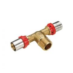 Купить Тройник 32*1"Н*32 латунь (пресс) (1650155 / 1658g320632cz) по цене 2535 руб., в Санкт-Петебруге в интернет магазине 100-Систем, а также дургие товары  из раздела Пресс Tiemme 32 и Пресс