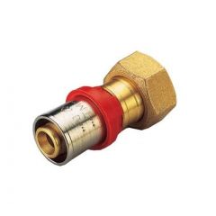 Купить Соединение прямое 26*1" с накидной гайкой (пресс) (1650071 / 1665g002606cz) по цене 1832 руб., в Санкт-Петебруге в интернет магазине 100-Систем, а также дургие товары  из раздела Пресс Tiemme 26 и Пресс