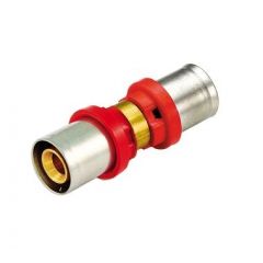 Купить Соединение прямое 26*26 латунь (пресс) (1650037 / 1651g262600cz) по цене 805 руб., в Санкт-Петебруге в интернет магазине 100-Систем, а также дургие товары  из раздела Пресс Tiemme 26 и Пресс