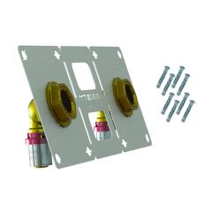 Купить Водорозетка двойная 16*1/2" латунь, для гипсокартона (пресс) (1651060 / 1664cg) по цене 3421 руб., в Санкт-Петебруге в интернет магазине 100-Систем, а также дургие товары  из раздела Пресс Tiemme 16 и Пресс