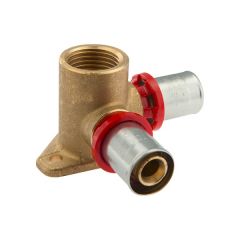 Купить Тройник установочный 16*1/2" короткий латунь (пресс) (1650215 / 1676g160416smcz) по цене 1469 руб., в Санкт-Петебруге в интернет магазине 100-Систем, а также дургие товары  из раздела Пресс Tiemme 16 и Пресс