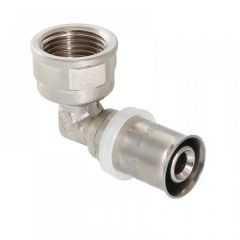 Купить Угольник пресс с переходом на в/р 26х3/4" (vtm.252.n.002605) по цене 634 руб., в Санкт-Петебруге в интернет магазине 100-Систем, а также дургие товары VALTEC из раздела Пресс и Фитинги Valtec