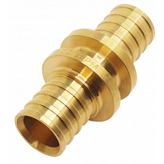 Купить Муфта РОСТерм 32 латунь (32coupbr) по цене 566 руб., в Санкт-Петебруге в интернет магазине 100-Систем, а также дургие товары РОСТерм из раздела Фитинги для труб из сшитого полиэтилена РОСТерм 32 и Трубы и фитинги из сшитого полиэтилена РОСТерм